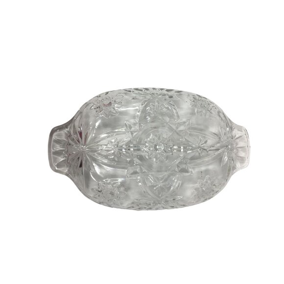 Vintage Anchor Hocking Sectioned Clear Glass Relish Dish - Picture 2 of 6